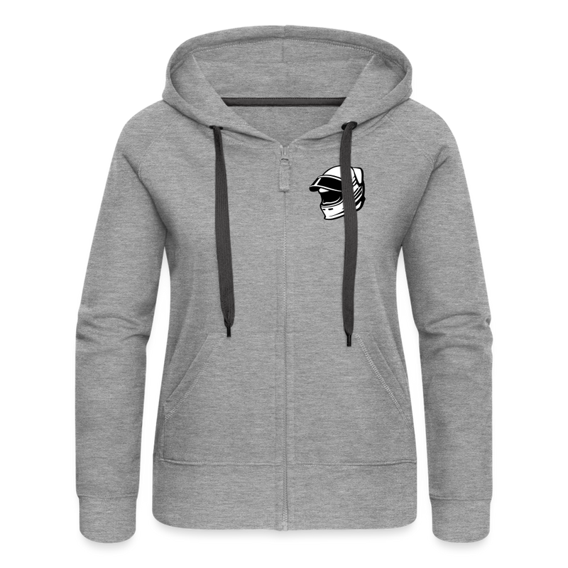 Lataa kuva gallerian katseluohjelmaan Women&#39;s Premium Hooded Jacket LiippiMotorsport - heather grey
