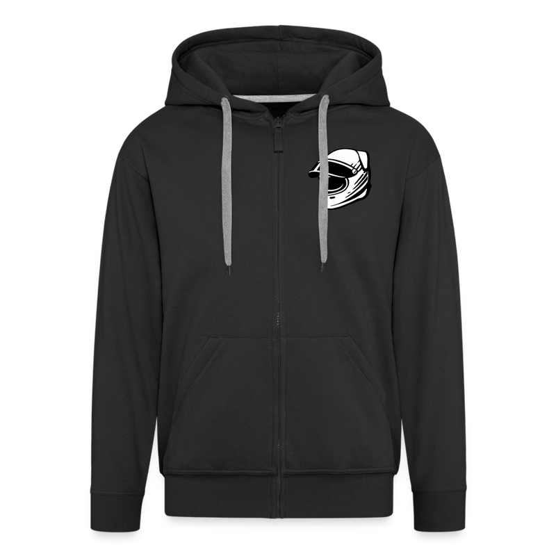 Lataa kuva gallerian katseluohjelmaan Men&#39;s Premium Hooded Jacket LiippiMotorsport - black
