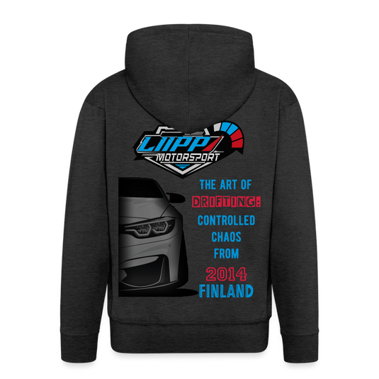 Men's Premium Hooded Jacket LiippiMotorsport - charcoal grey