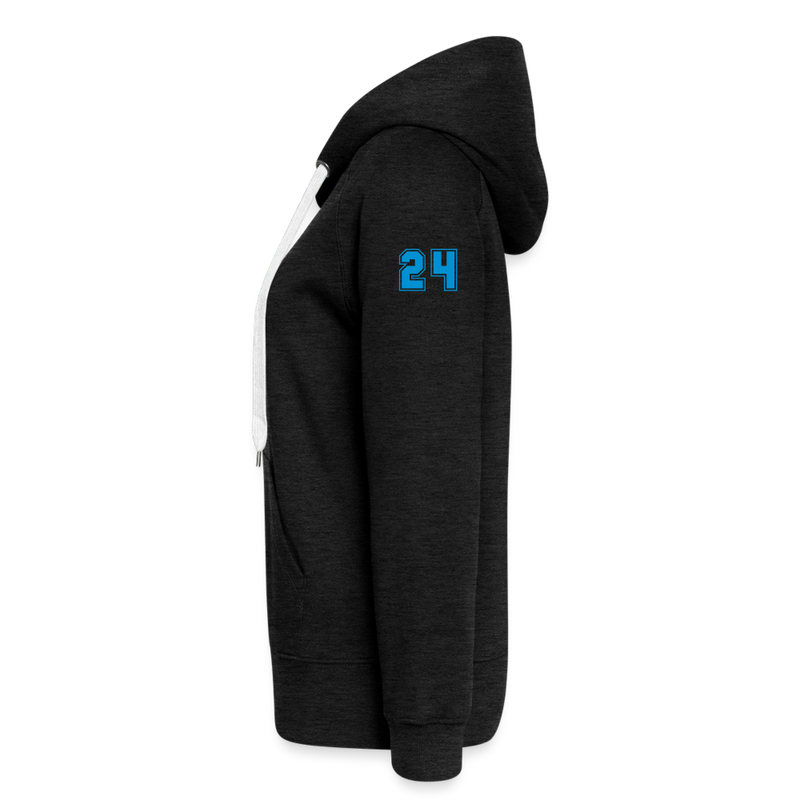 Lataa kuva gallerian katseluohjelmaan Women&#39;s Premium Hooded Jacket LiippiMotorsport - charcoal grey
