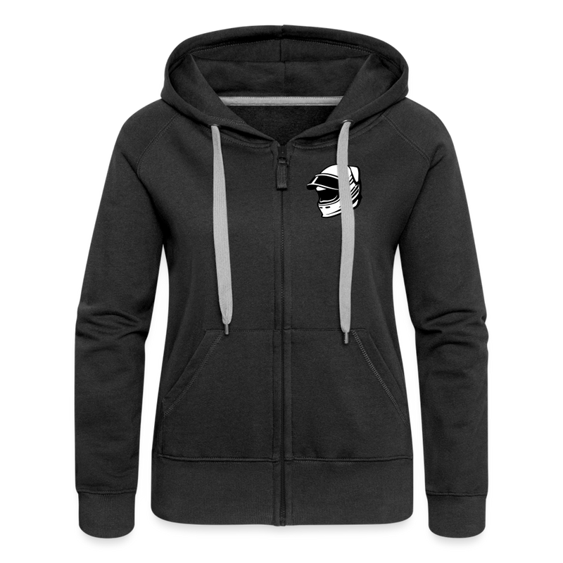 Lataa kuva gallerian katseluohjelmaan Women&#39;s Premium Hooded Jacket LiippiMotorsport - black
