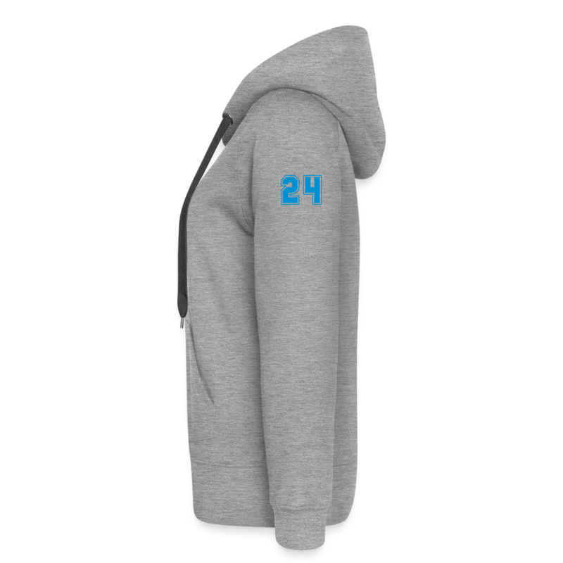 Lataa kuva gallerian katseluohjelmaan Women&#39;s Premium Hooded Jacket LiippiMotorsport - heather grey
