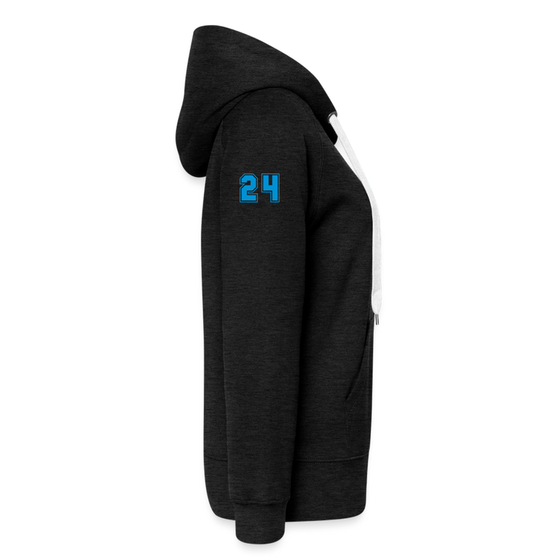 Lataa kuva gallerian katseluohjelmaan Women&#39;s Premium Hooded Jacket LiippiMotorsport - charcoal grey
