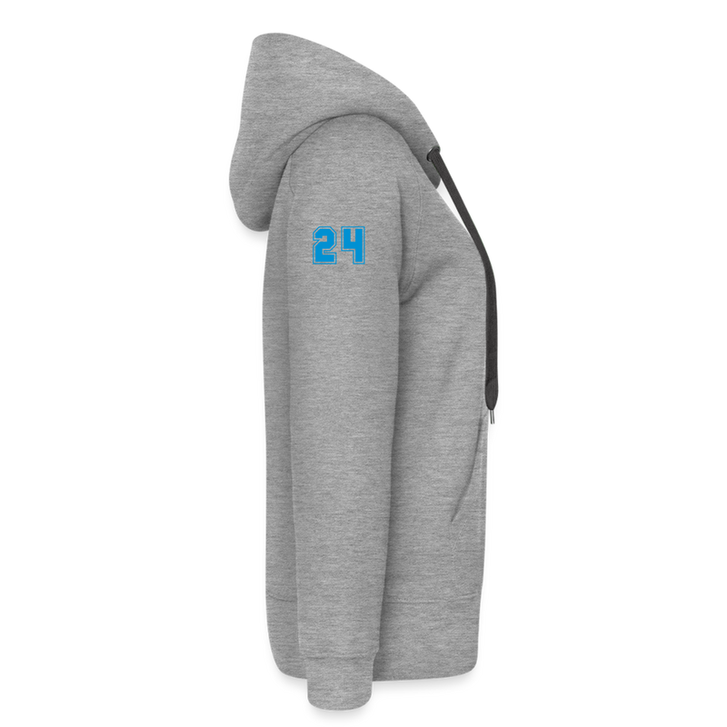 Lataa kuva gallerian katseluohjelmaan Women&#39;s Premium Hooded Jacket LiippiMotorsport - heather grey
