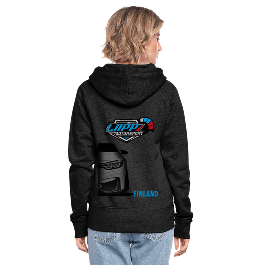 Women's Premium Hooded Jacket LiippiMotorsport - charcoal grey