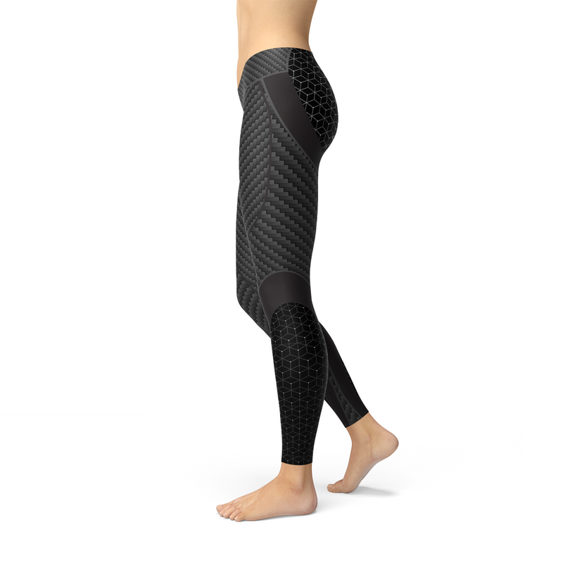 Lataa kuva gallerian katseluohjelmaan Womens Carbon Fiber Sports Leggings
